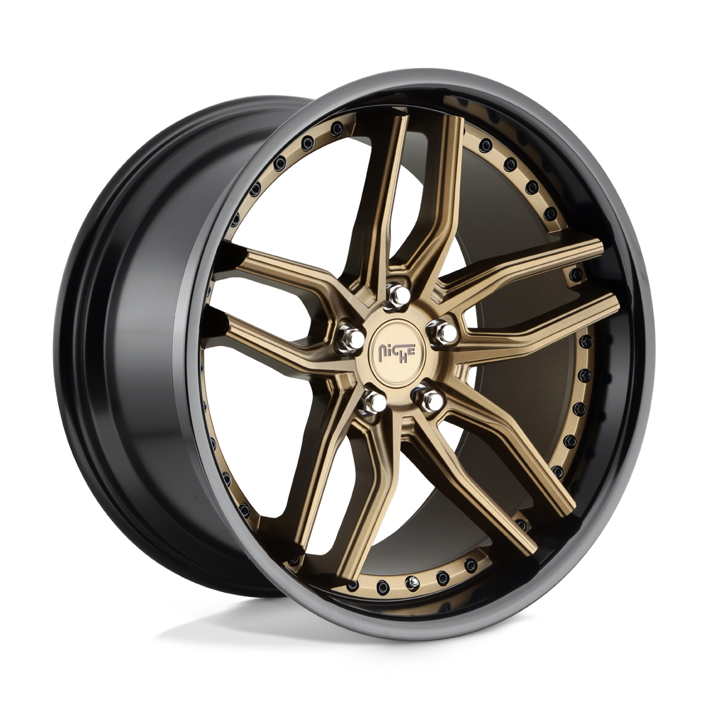 19x9.5 Niche M195 METHOS MATTE BRONZE BLACK BEAD RING Wheel 5x4.5 (35mm)