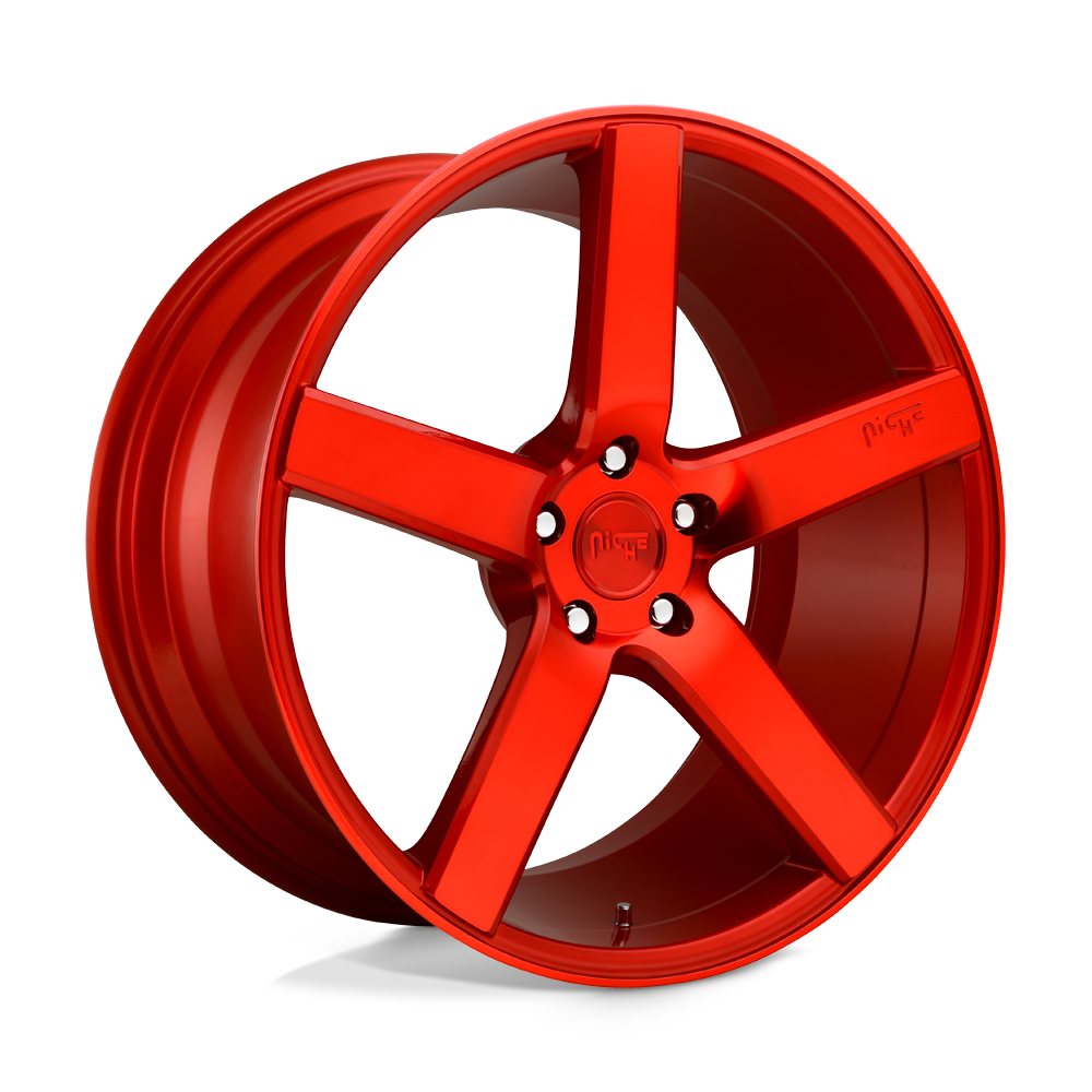 20x8.5 M187 Niche Milan Gloss Red Wheel 5x120 (35mm)