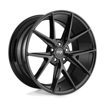 22x9 Niche M119 Misano Gloss Black Wheel 5x4.5 (42mm)