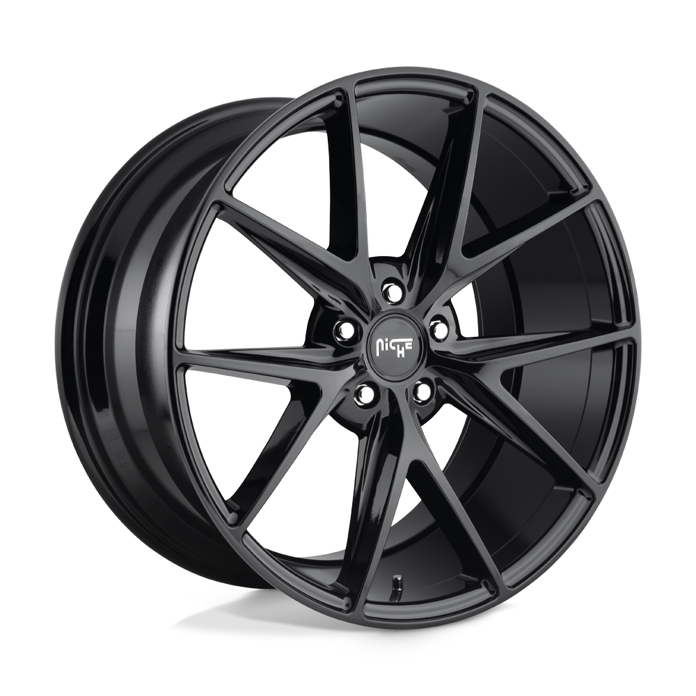 22x9 Niche M119 Misano Gloss Black Wheel 5x4.5 (42mm)
