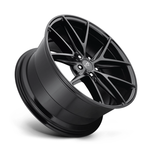 22x9 Niche M119 Misano Gloss Black Wheel 5x4.5 (42mm)