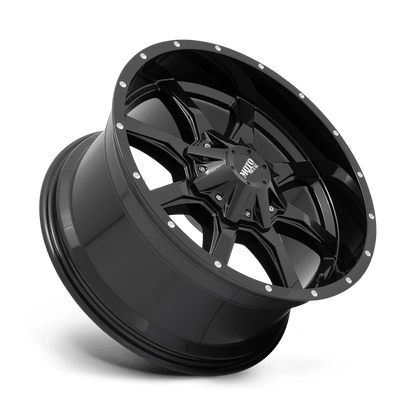 17x9 Moto Metal MO970 Gloss Black With Milled Lip Wheel 6x120/6x5.5 (12mm)