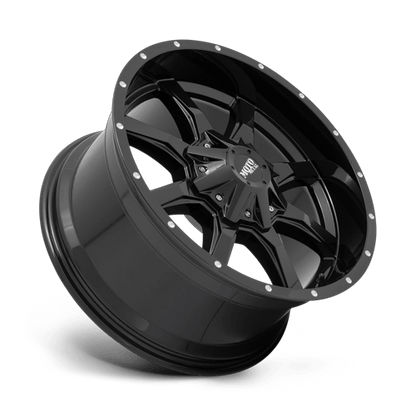 20x10 Moto Metal MO970 Gloss Black With Milled Lip Wheel 5x135 (-24mm)
