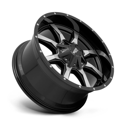 20x10 Moto Metal MO970 Gloss Black Machined Face Wheel 5x135 (-24mm)