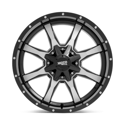 20x10 Moto Metal MO970 Gloss Black Machined Face Wheel 5x5.5/5x150 (-18mm)