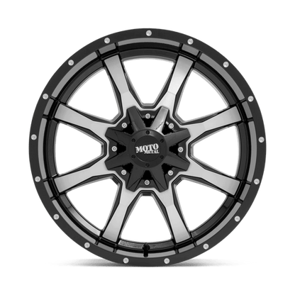20x10 Moto Metal MO970 Gloss Black Machined Face Wheel 5x135 (-24mm)