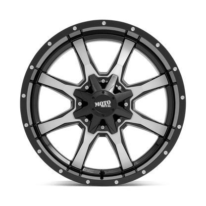 17x9 Moto Metal MO970 Gloss Black Machined Face Wheel 5x5.5/5x150 (12mm)
