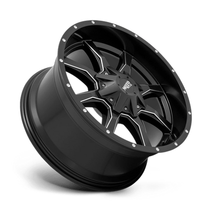 16x8 Moto Metal MO970 Semi Gloss Black Milled Wheel 7x150 (0mm)