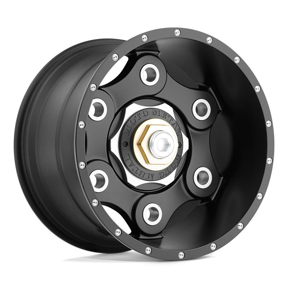 22x10 Moto Metal MO977 LINK Satin Black Wheel 8x180 (-18mm)
