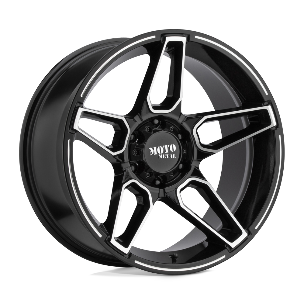 20x9 Moto Metal MO994 FANG Gloss Black Machined Wheel 8x170 (0mm)