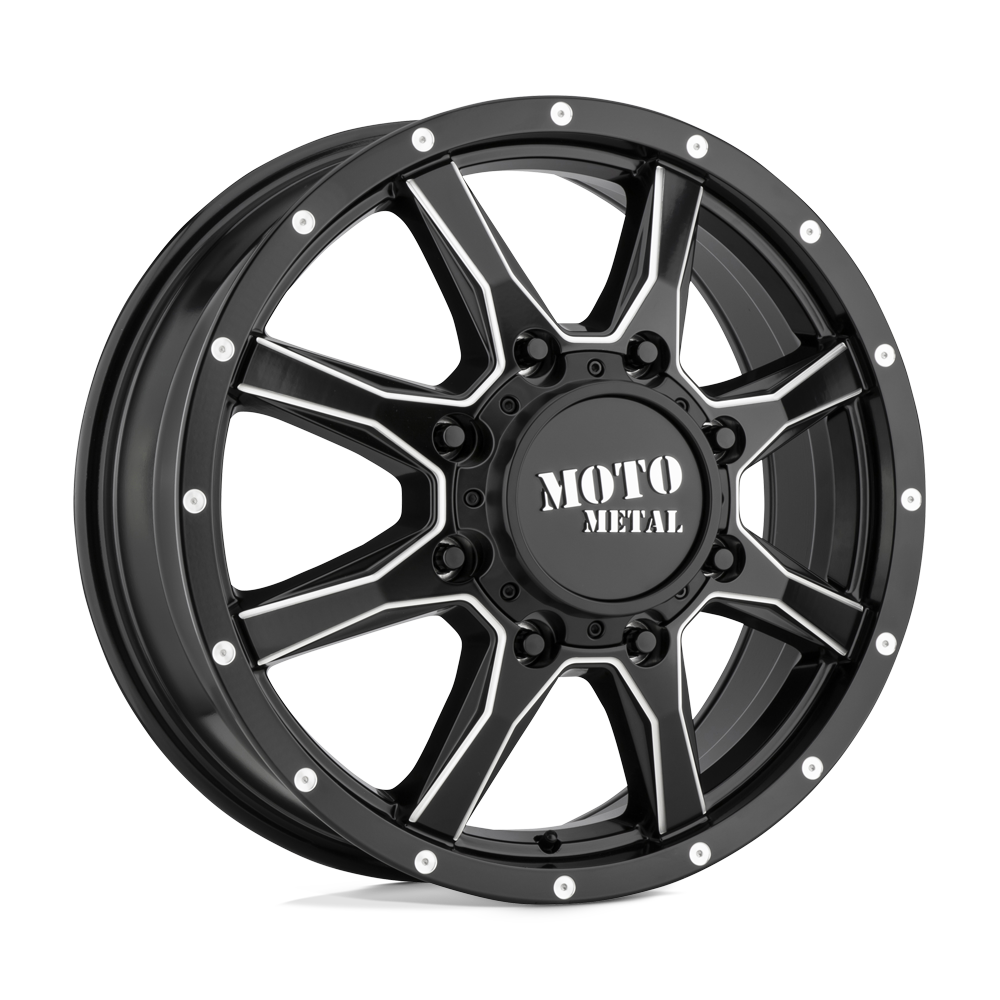 20x8.25 Moto Metal MO995 Satin Black Milled - Front Wheel 8X6.5 (127mm)