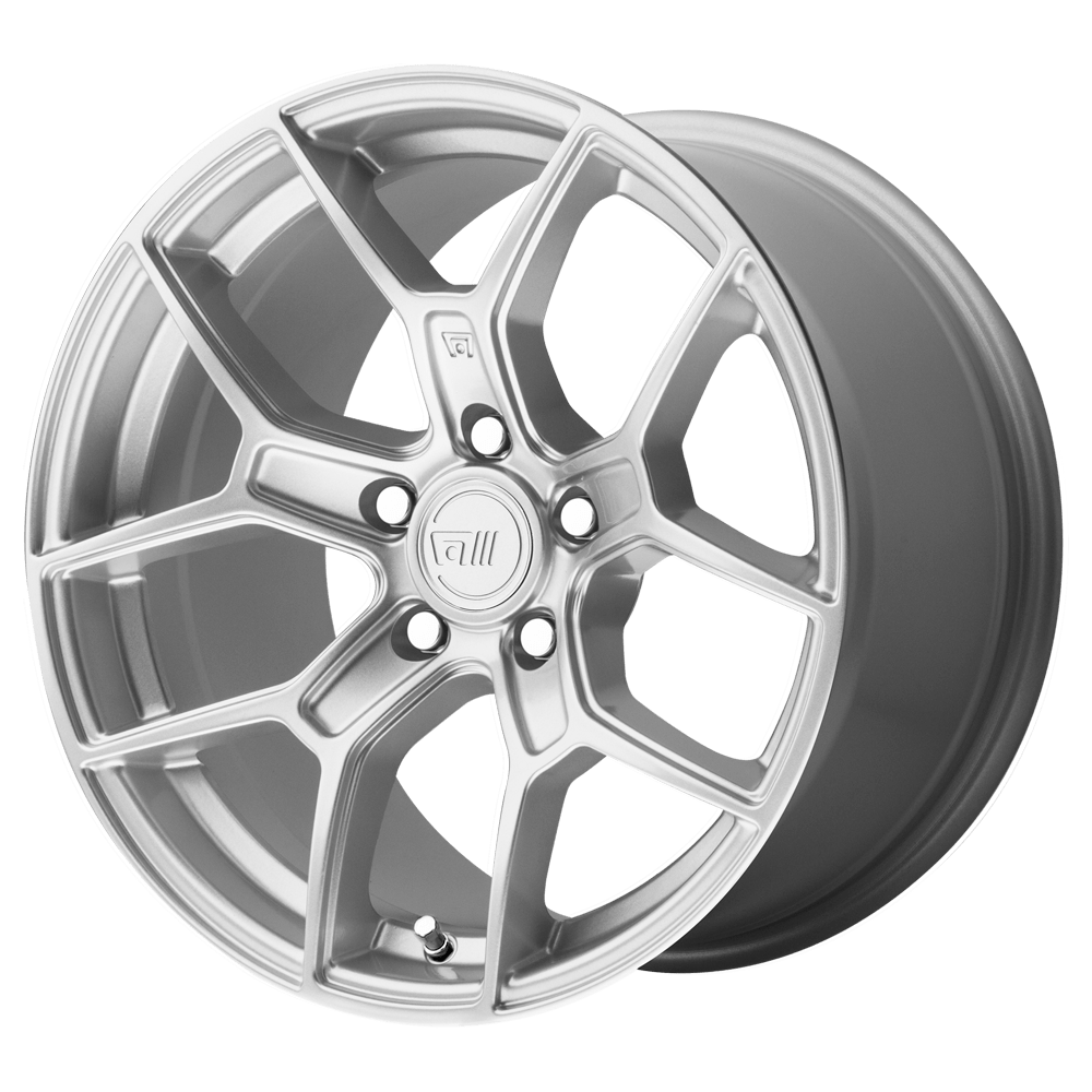 18x8.5 Motegi MR133 TM5 Hyper Silver Wheel 5x112 (45mm)