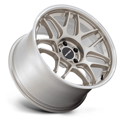 19x9.5 Motegi MR158 Tsubaki Motorsport Gold W/ Machined Lip Wheel 5x4.5 (40mm)