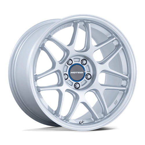 18x9.5 Motegi MR158 Tsubaki Hyper Silver W/ Machined Lip Wheel 5x4.5 (25mm)