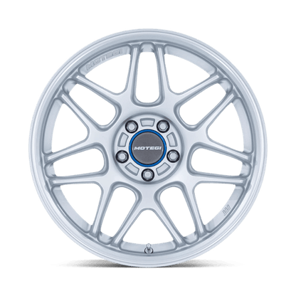 18x9.5 Motegi MR158 Tsubaki Hyper Silver W/ Machined Lip Wheel 5x112 (35mm)