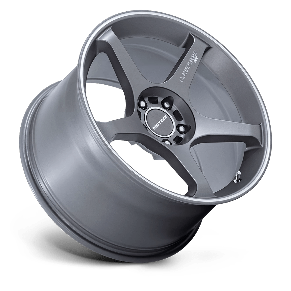 18x10.5 Motegi MR159 Battle V Gunzilla W/ Machined Lip Stripe Wheel 5x120 (25mm)