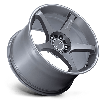 18x10.5 Motegi MR159 Battle V Gunzilla W/ Machined Lip Stripe Wheel 5x120 (25mm)
