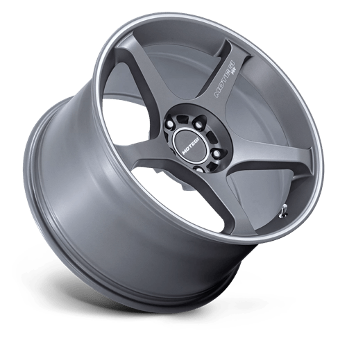 18x9.5 Motegi MR159 Battle V Gunzilla W/ Machined Lip Stripe Wheel 5x4.5 (15mm)