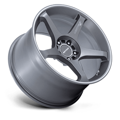 18x9.5 Motegi MR159 Battle V Gunzilla W/ Machined Lip Stripe Wheel 5x100 (38mm)