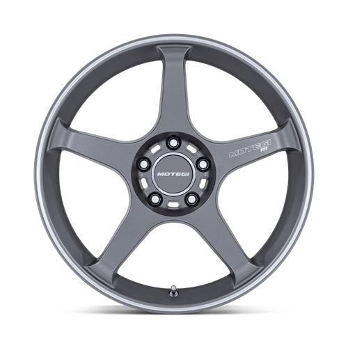 17x8.5 Motegi MR159 Battle V Gunzilla W/ Machined Lip Stripe Wheel 5x4.5 (45mm)