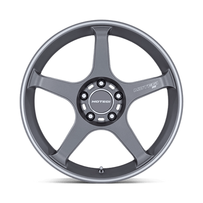 18x10.5 Motegi MR159 Battle V Gunzilla W/ Machined Lip Stripe Wheel 5x4.5 (35mm)