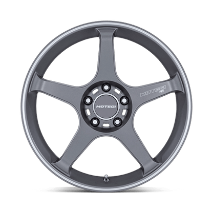 17x9.5 Motegi MR159 Battle V Gunzilla W/ Machined Lip Stripe Wheel 5x4.5 (35mm)