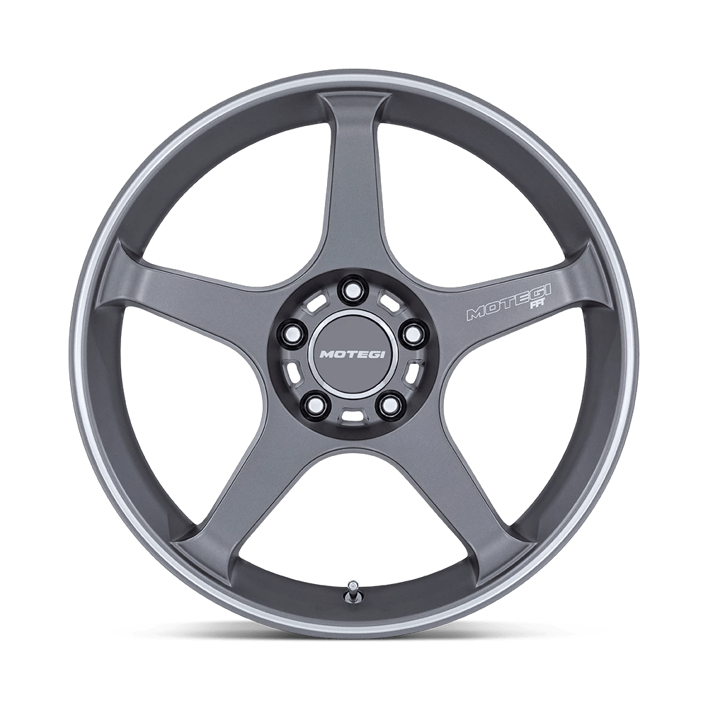 18x9.5 Motegi MR159 Battle V Gunzilla W/ Machined Lip Stripe Wheel 5x4.5 (38mm)