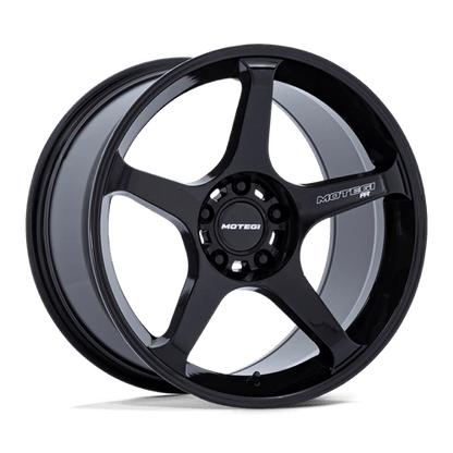 17x9.5 Motegi MR159 Battle V Blackbird Metallic Wheel 5x4.5 (35mm)