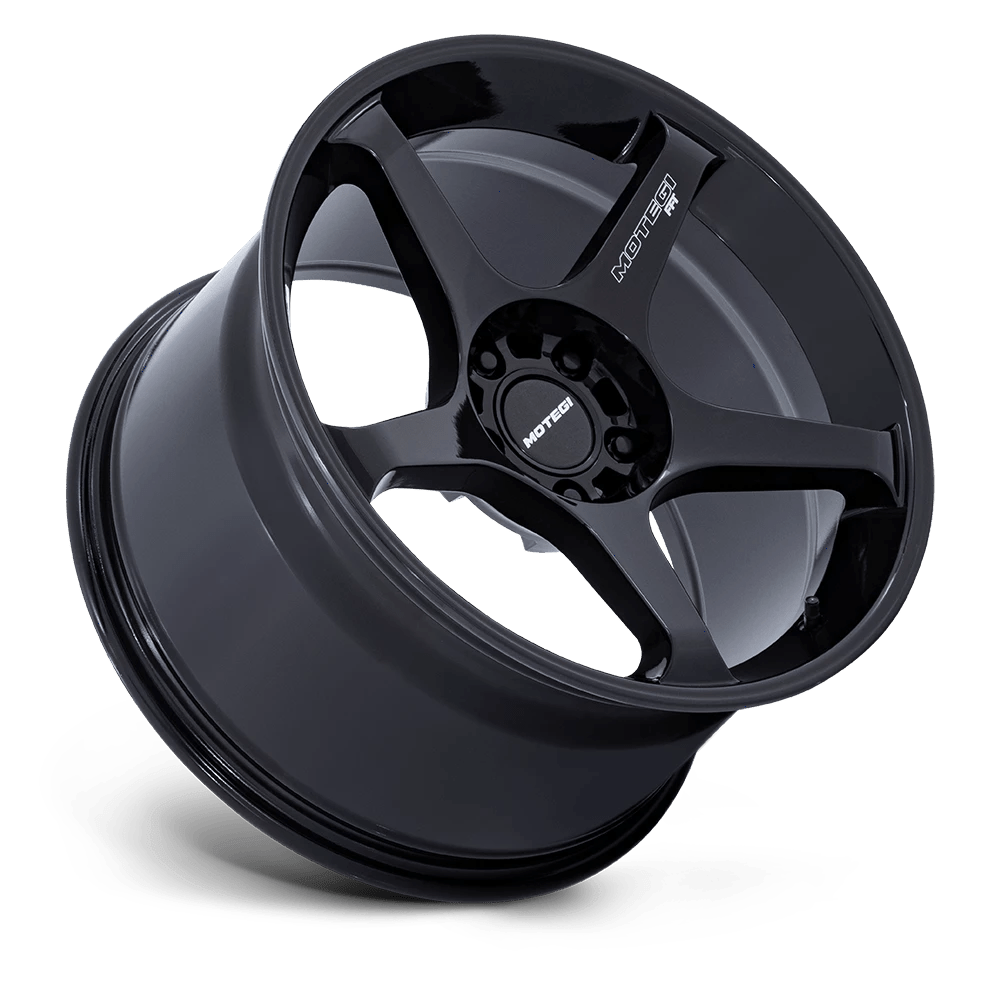 18x10.5 Motegi MR159 Battle V Blackbird Metallic Wheel 5x120 (35mm)