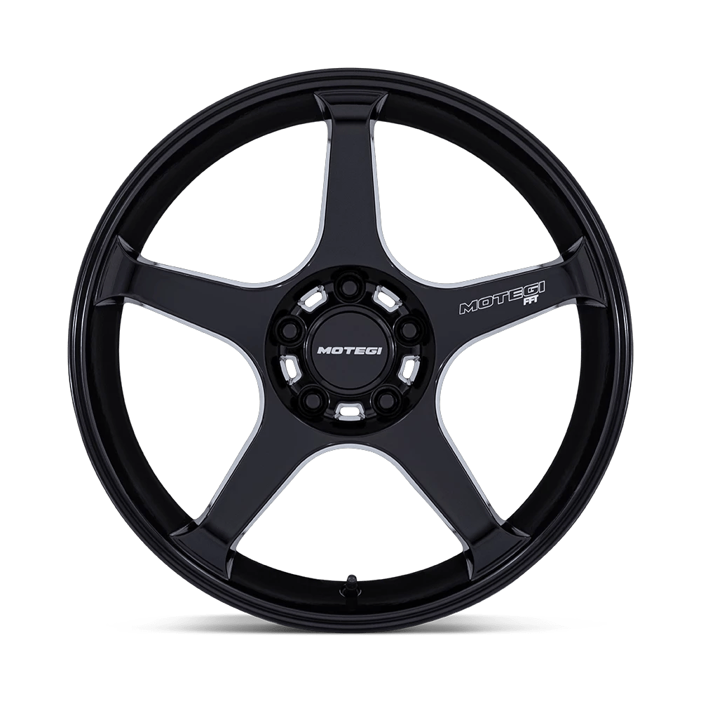 18x10.5 Motegi MR159 Battle V Blackbird Metallic Wheel 5x4.5 (35mm)