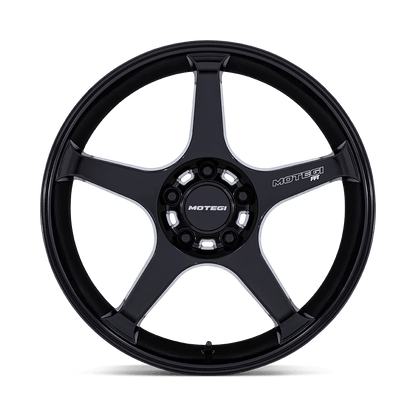 18x10.5 Motegi MR159 Battle V Blackbird Metallic Wheel 5x120 (35mm)