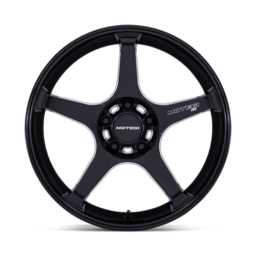 18x8.5 Motegi MR159 Battle V Blackbird Metallic Wheel 5x120 (35mm)