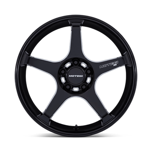 18x9.5 Motegi MR159 Battle V Blackbird Metallic Wheel 5x120 (35mm)