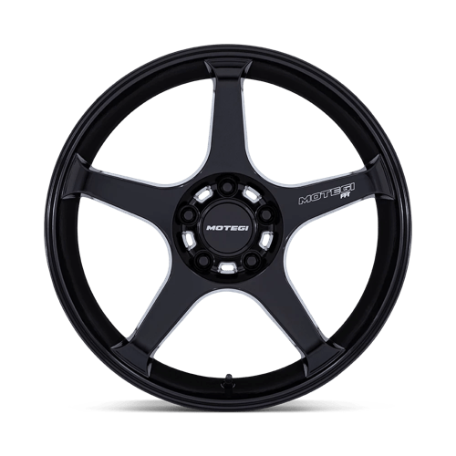 18x9.5 Motegi MR159 Battle V Blackbird Metallic Wheel 5x120 (0mm)