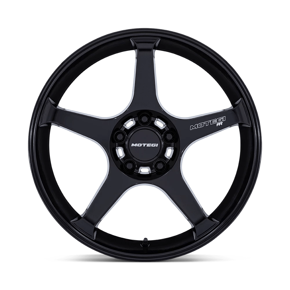18x10.5 Motegi MR159 Battle V Blackbird Metallic Wheel 5x120 (35mm)