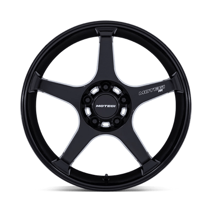 18x10.5 Motegi MR159 Battle V Blackbird Metallic Wheel 5x120 (35mm)