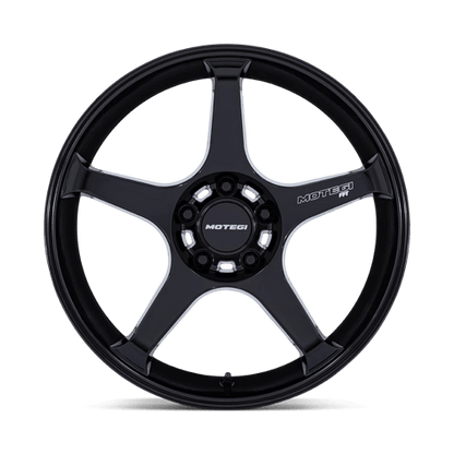 18x10.5 Motegi MR159 Battle V Blackbird Metallic Wheel 5x120 (25mm)