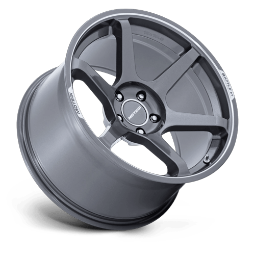 18x10.5 Motegi MR160 Battle VI Glossy Gunzilla Machined Lip Wheel 5x120 (25mm)
