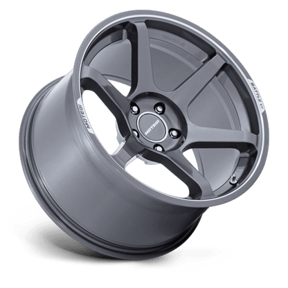 19x8.5 Motegi MR160 Battle VI Glossy Gunzilla W/ Machined Lip Wheel 5x112 (25mm)