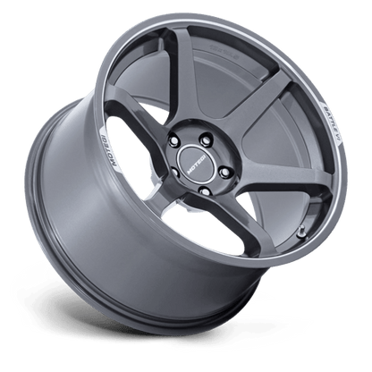 18x8.5 Motegi MR160 Battle VI Glossy Gunzilla W/ Machined Lip Wheel 5x4.5 (35mm)