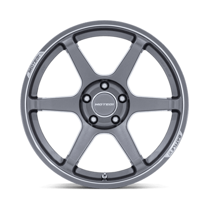 19x9.5 Motegi MR160 Battle VI Glossy Gunzilla W/ Machined Lip Wheel 5x112 (35mm)