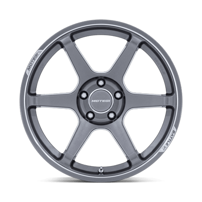 19x9.5 Motegi MR160 Battle VI Glossy Gunzilla W/ Machined Lip Wheel 5x112 (35mm)