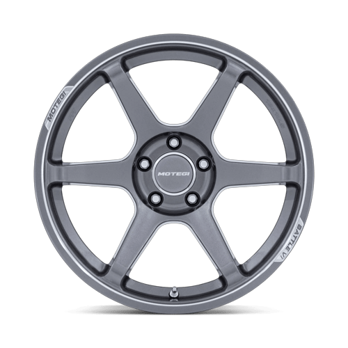 18x8.5 Motegi MR160 Battle VI Glossy Gunzilla W/ Machined Lip Wheel 5x4.5 (22mm)