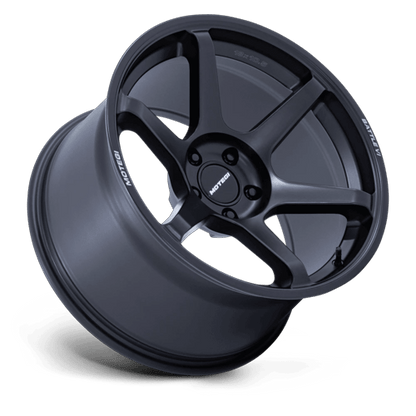 18x9.5 Motegi MR160 Battle VI Matte Blackbird Metallic Wheel 5x120 (35mm)