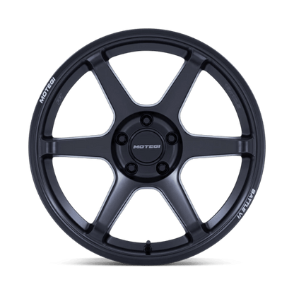 18x9.5 Motegi MR160 Battle VI Matte Blackbird Metallic Wheel 5x120 (35mm)