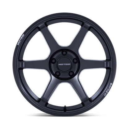 18x9.5 Motegi MR160 Battle VI Matte Blackbird Metallic Wheel 5x4.5 (25mm)
