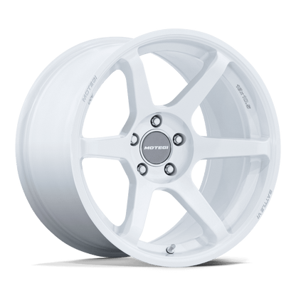 18x8.5 Motegi MR160 Battle VI Matsuri White Pearl Wheel 5x4.5 (35mm)