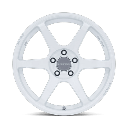 18x8.5 Motegi MR160 Battle VI Matsuri White Pearl Wheel 5x4.5 (22mm)