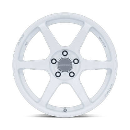 18x9.5 Motegi MR160 Battle VI Matsuri White Pearl Wheel 5x4.5 (35mm)
