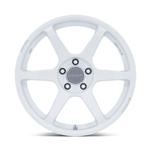 18x8.5 Motegi MR160 Battle VI Matsuri White Pearl Wheel 5x100 (30mm)